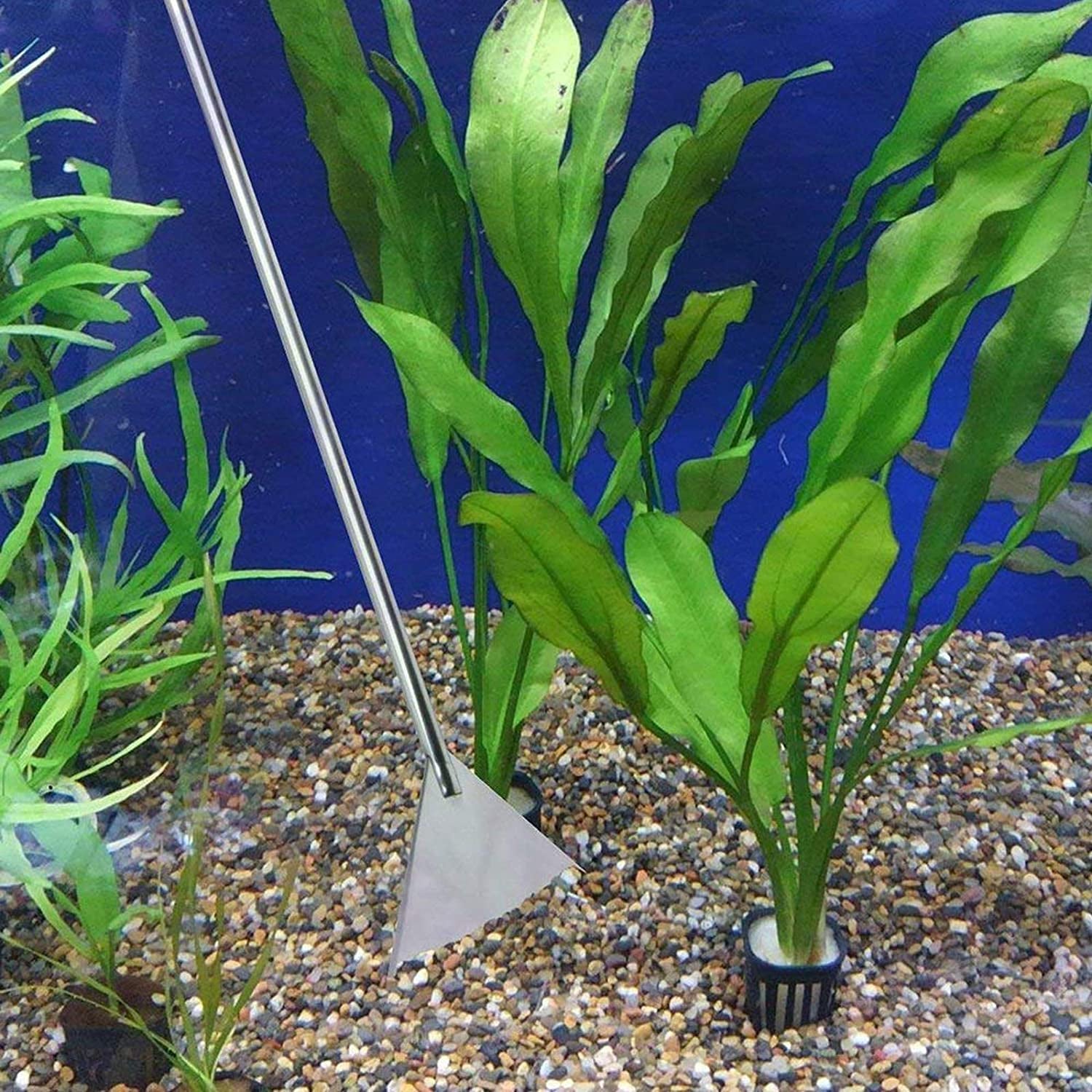 Aquarium Aquascaping Tool, Long Tweezers Scissors Spatula, 4 in 1 Stainless Steel Aquatic Plants Set for Fish Starter Kits, Aquariums Tank and Terrarium - MonortPaws Store