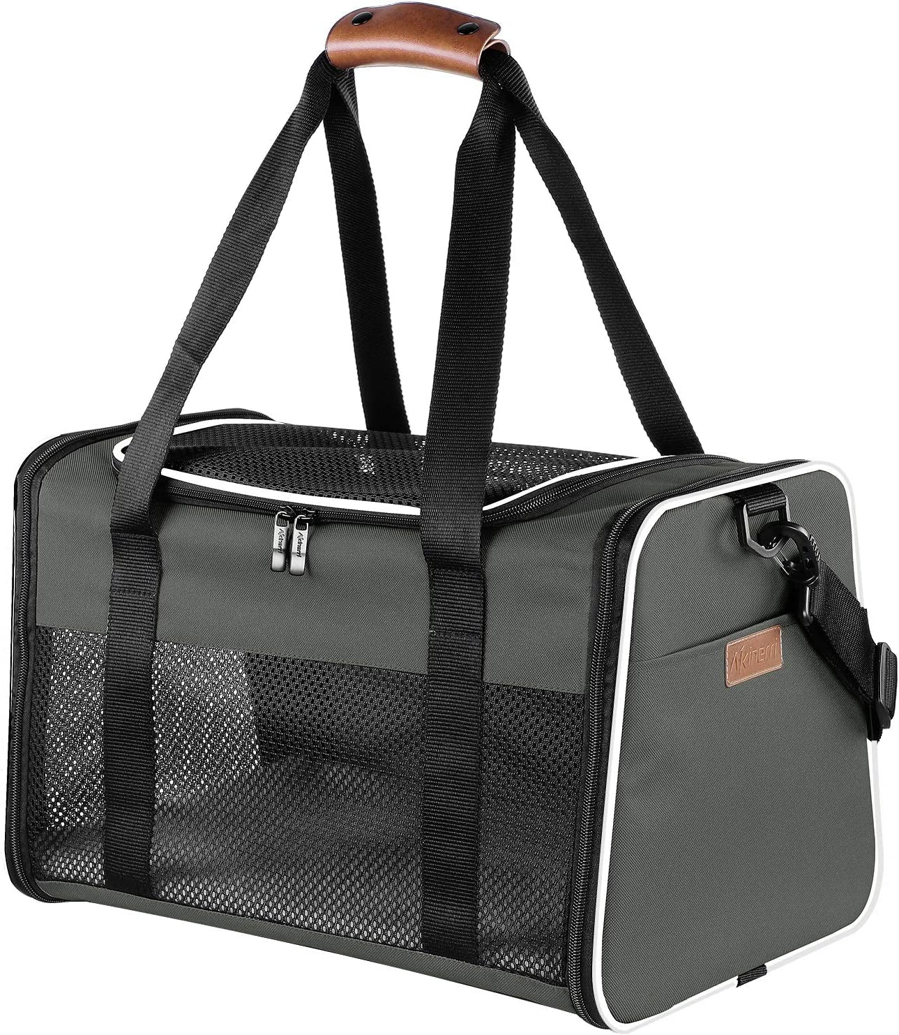 Cat Carrier - Portable Foldable Dog Pet Carrier, Soft - Sided Pet Bag up to 28 Lbs, Airline Approved Travel Puppy Carrier - MonortPaws Store