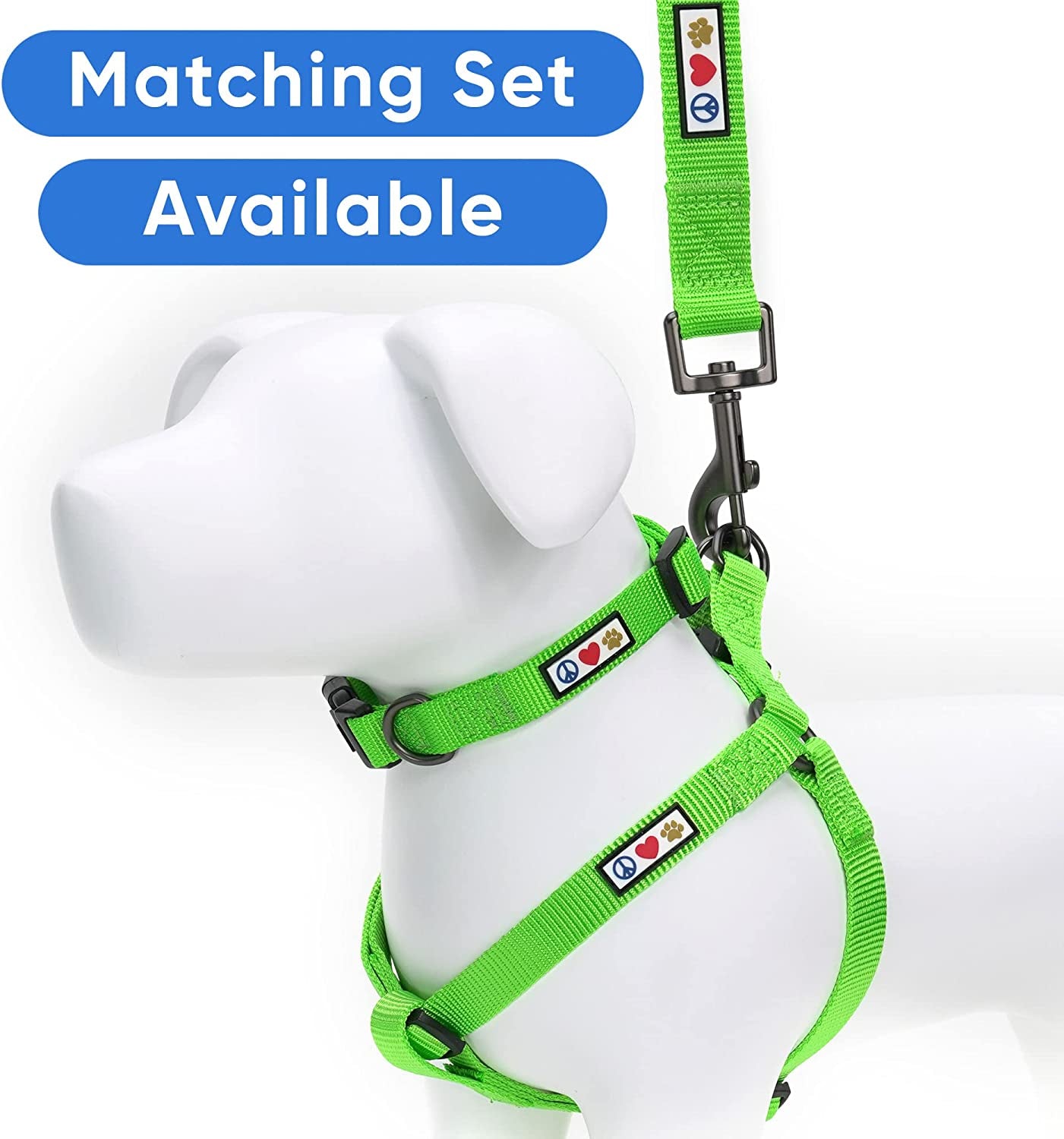 Dog Collar for Large Dogs Adjustable Dog Collar Heavy Duty Waterproof Collars for Dogs with Quick - Release Buckle - Green Dog Collar for Large Breeds - MonortPaws Store