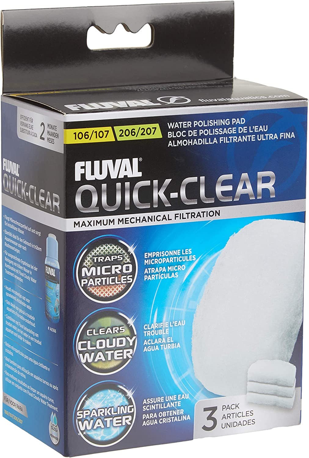 Fine Filter Water Polishing Pad for 104/105/204/205 Models - 3 - Pack - MonortPaws Store