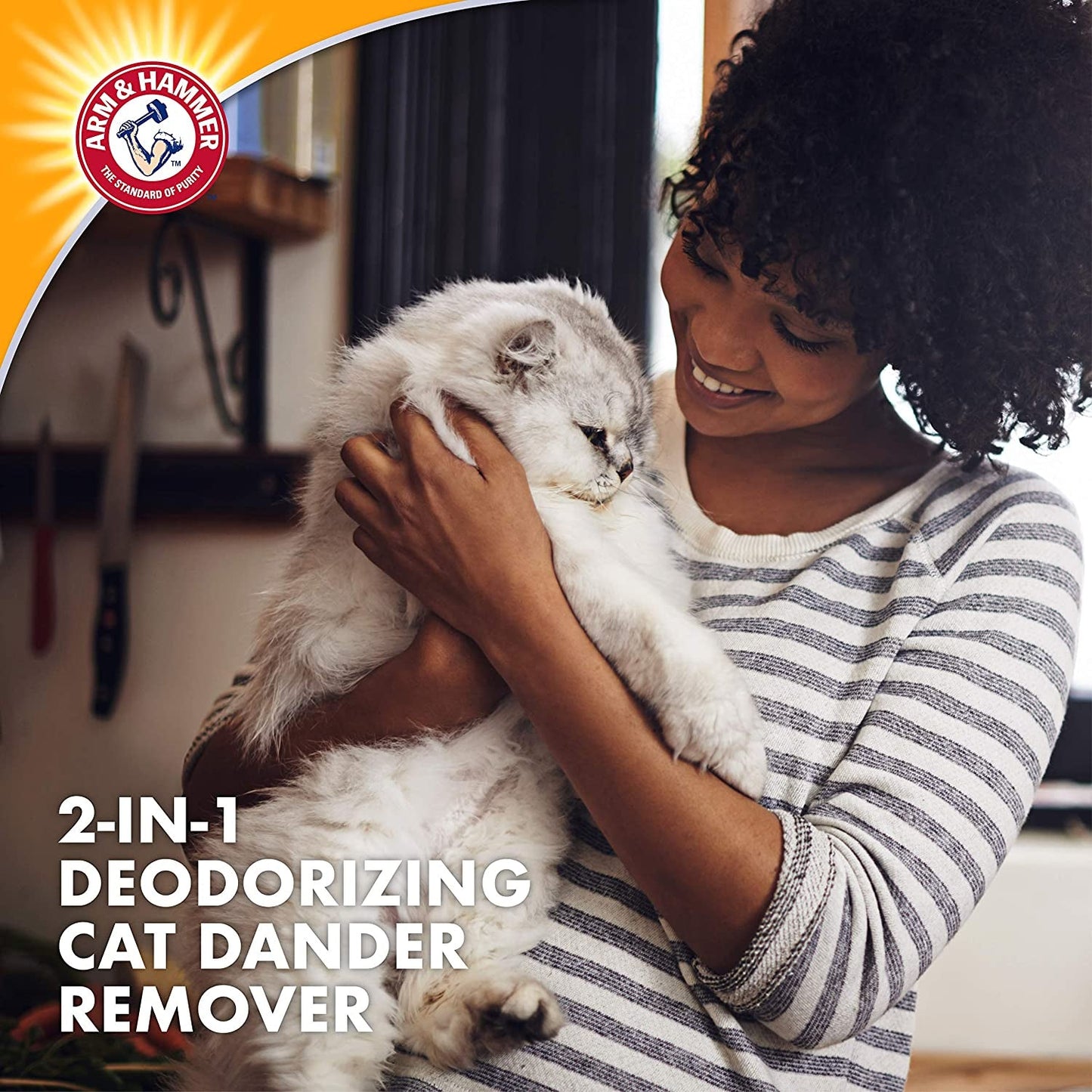 2 - In - 1 Deodorizing & Dander Reducing Shampoo for Cats, Dander Remover for Dander and Odors, Baking Soda Moisturizes and Deodorizes, Lavender Chamomile Scent, 20 Fl Oz (Pack of 1) - MonortPaws Store