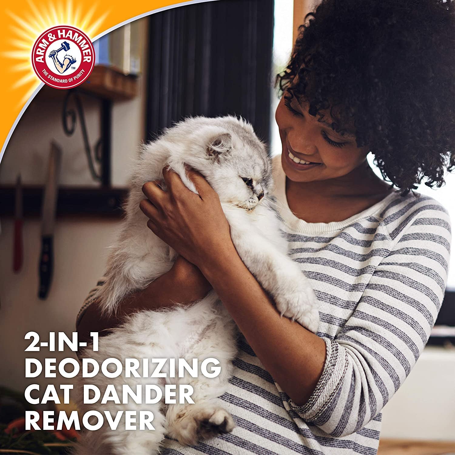 2 - In - 1 Deodorizing & Dander Reducing Shampoo for Cats, Dander Remover for Dander and Odors, Baking Soda Moisturizes and Deodorizes, Lavender Chamomile Scent, 20 Fl Oz (Pack of 1) - MonortPaws Store