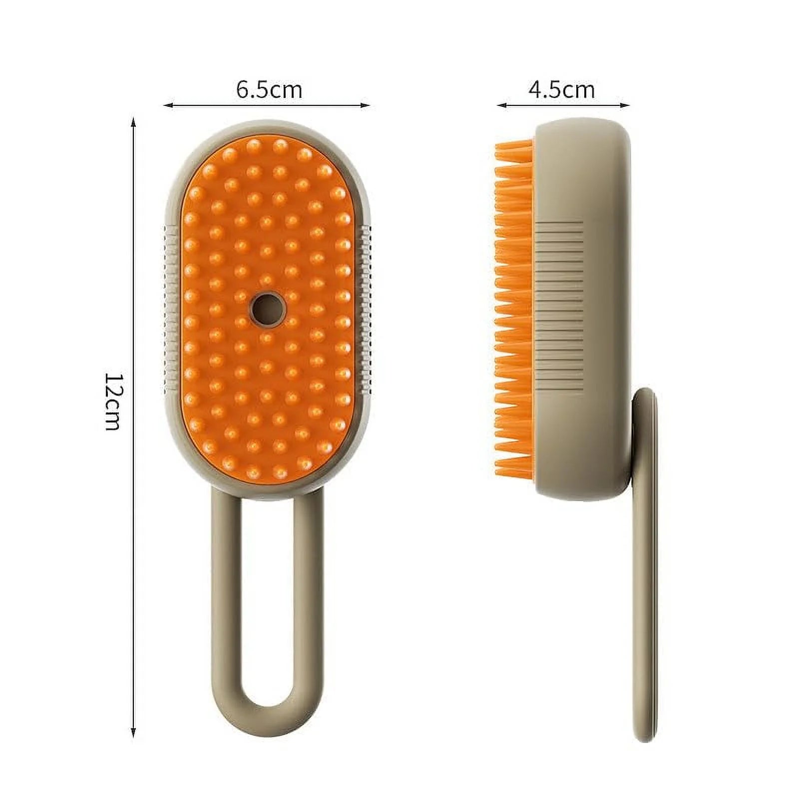 Cat Steam Brush, 3 in 1 Self Cleaning Cat Steamy Pet Brush Steamer Brush for Massage for Removing Tangled and Loosse Hair (White) - MonortPaws Store